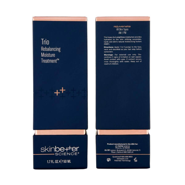 Trio Rebalancing Moisture Treatment 50ml Packaging