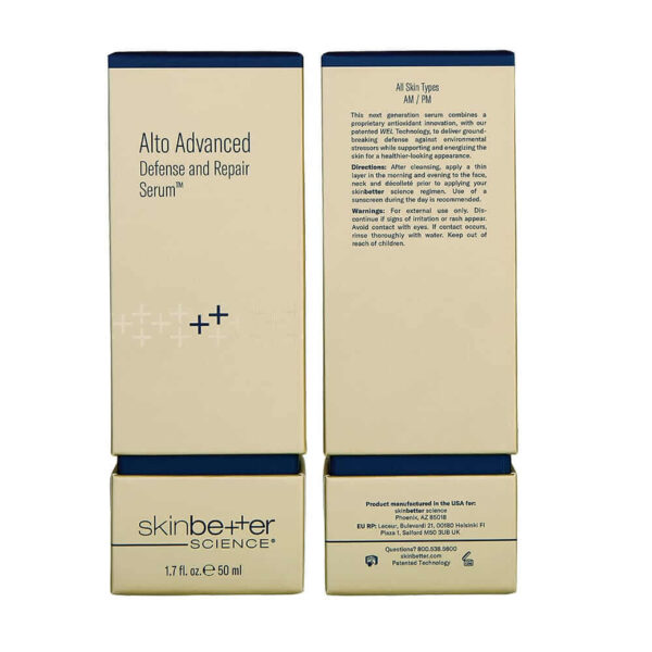 Alto Advanced Defense and Repair Serum 50ml Packaging