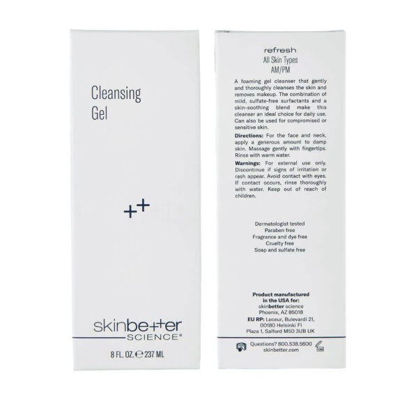 Cleansing Gel 8oz Packaging