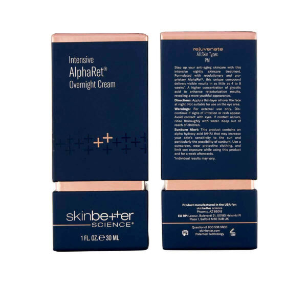 Intensive AlphaRet Overnight Cream 30ml Packaging