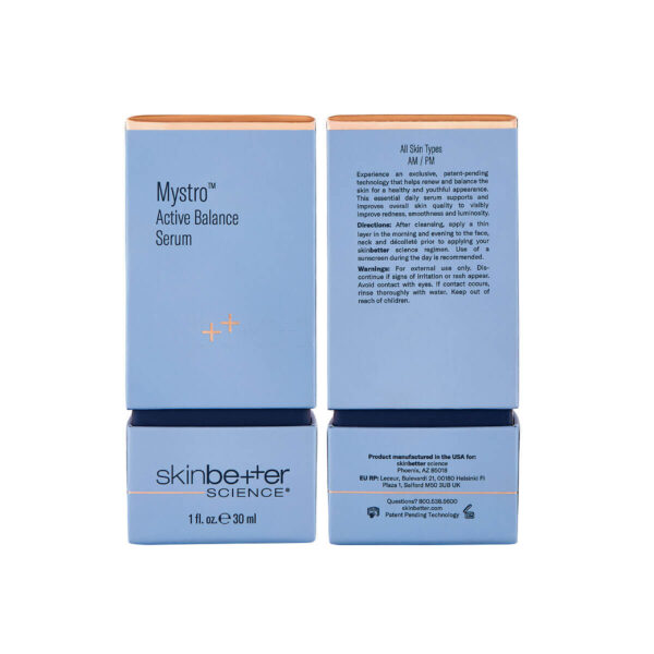 Mystro Active Balance Serum 30ml Packaging