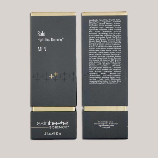 Solo Hydrating Defense Men 50ml Packaging