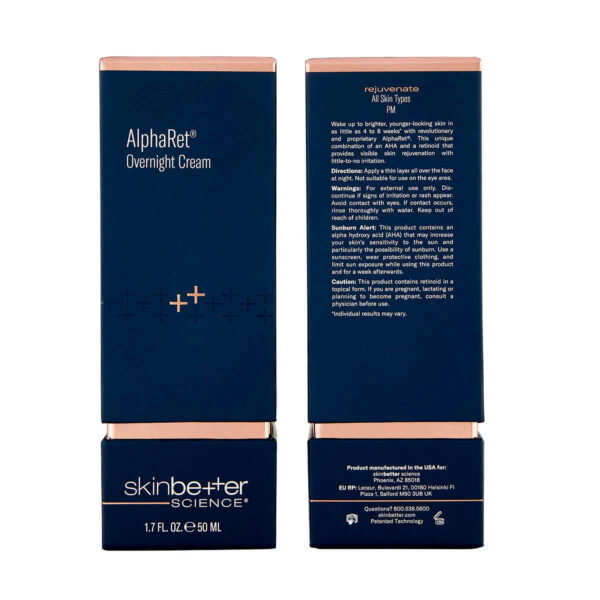 AlphaRet Overnight Cream 50ml Packaging