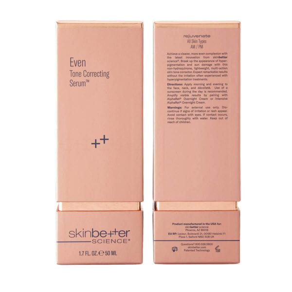 Even Tone Correcting Serum Packaging