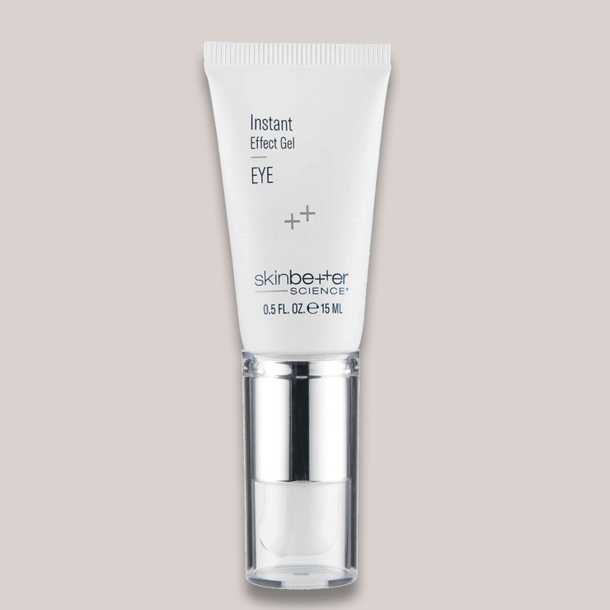 A high-resolution image of the Instant Effect Gel EYE, 15 ml, showcasing its sleek packaging and advanced formula designed to provide instant hydration, reduce puffiness, and diminish the appearance of fine lines around the delicate eye area.