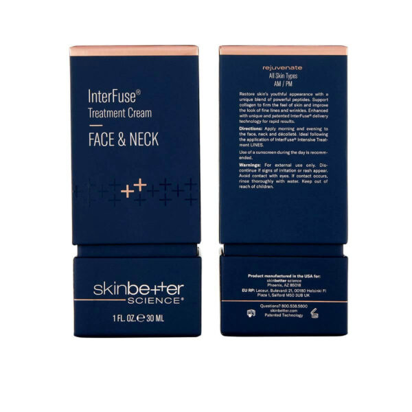 InterFuse Treatment Cream FACE & NECK 30ml Packaging