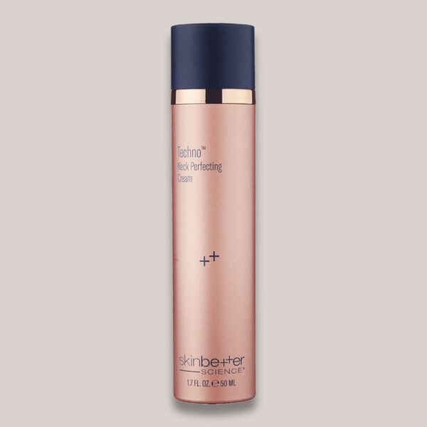 A high-resolution image of the Techno Neck Perfecting Cream, 50 ml, highlighting the sleek packaging and the cream’s advanced formula that targets the delicate skin on the neck, providing firming and smoothing benefits for a more youthful appearance.