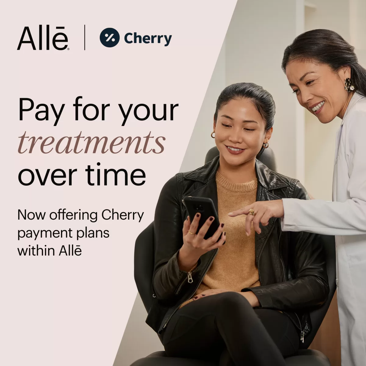 Pay for Botox Treatments over time with Cherry Payment Plans graphic