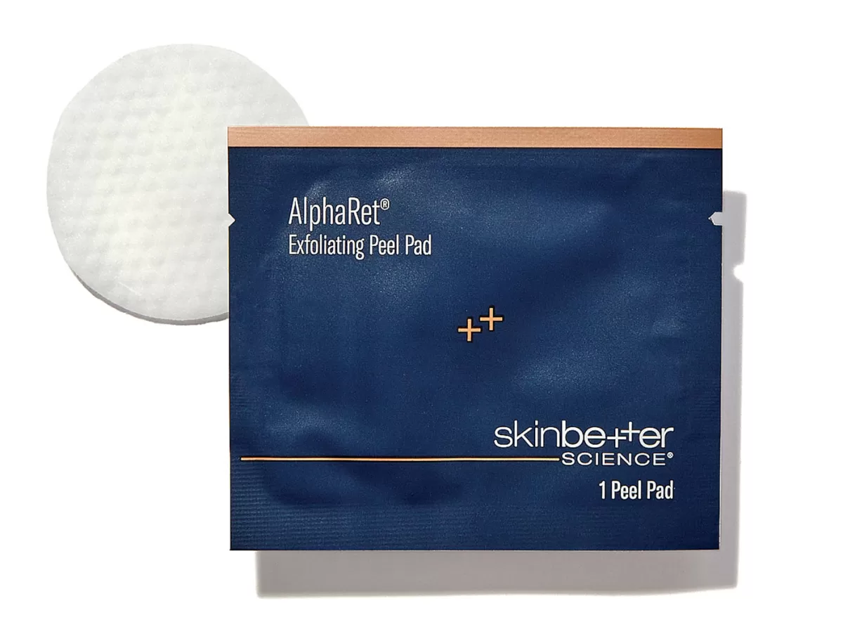 alpharet exfoliating peel pad with pad