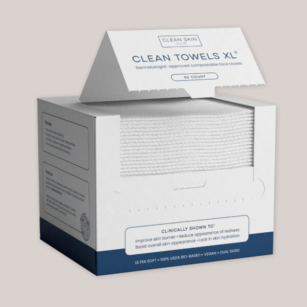 Clean Skin Club Clean Towels XL, 50 Ct