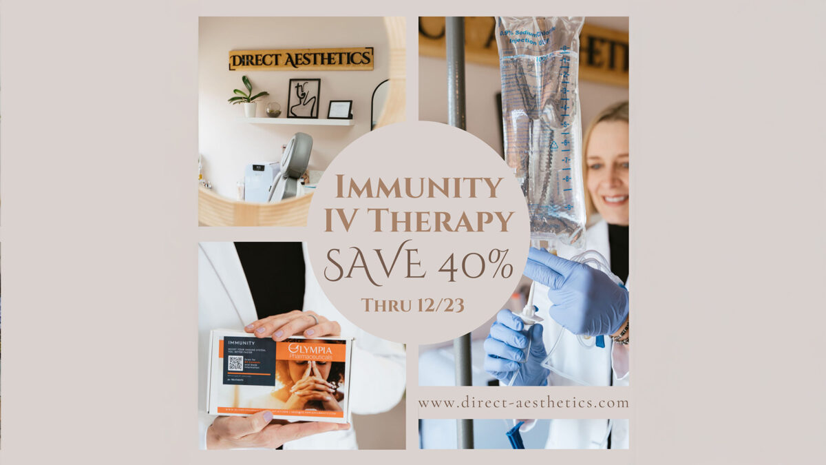 40% Off IV Therapy at Direct Aesthetics