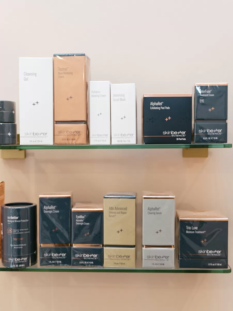 Skinbetter Products on Shelf